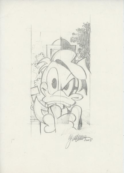 Donald, crayonné