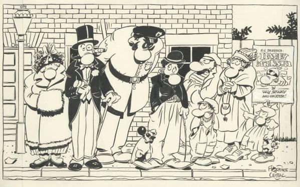 Illustration, Charlie Chaplin, Ugly, Spooky, Grotesk et les autres...