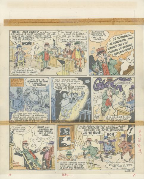 Arthur le Fantôme, Planche 25 d'un gag paru dans Pif n°1183, page 18