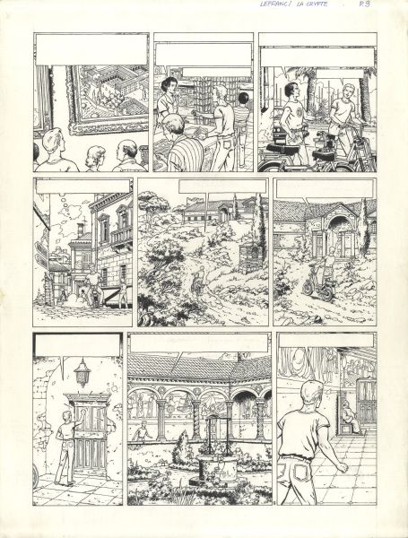 Lefranc, Tome 9, La crypte, Planche 09, 1984