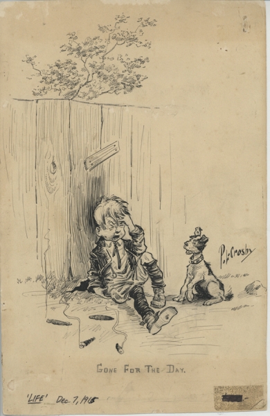 Illustration du 7 décembre 1915, Gone for the Day