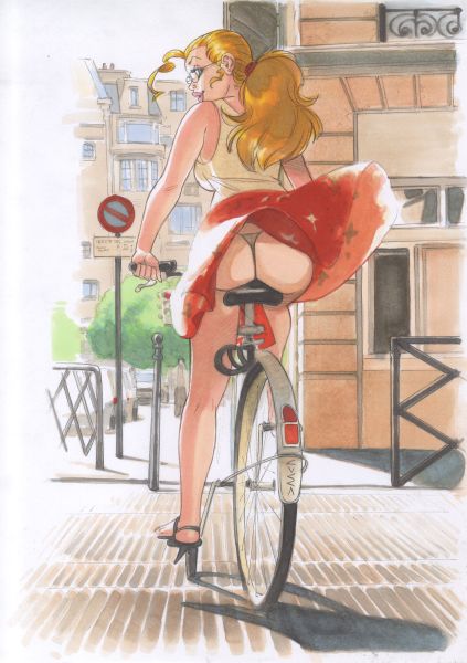 Hot Charlotte, Charlotte, A v&eacute;lo