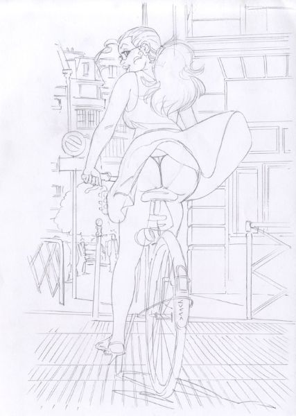 Hot Charlotte, Charlotte,  A v&eacute;lo, Crayonn&eacute;