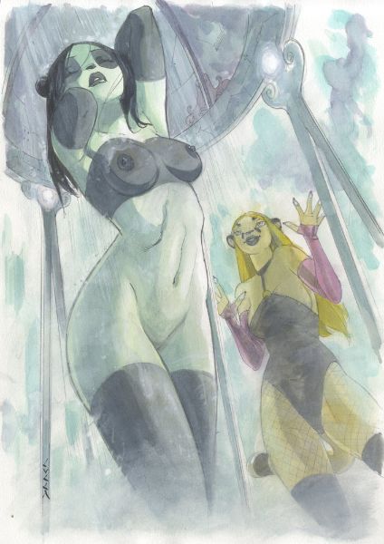 Pandamonia, Vanessa et Susanna, La douche de verre