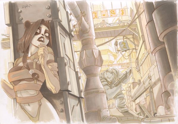 Pandamonia, Tome 1, Chaos bestial, Pages de garde