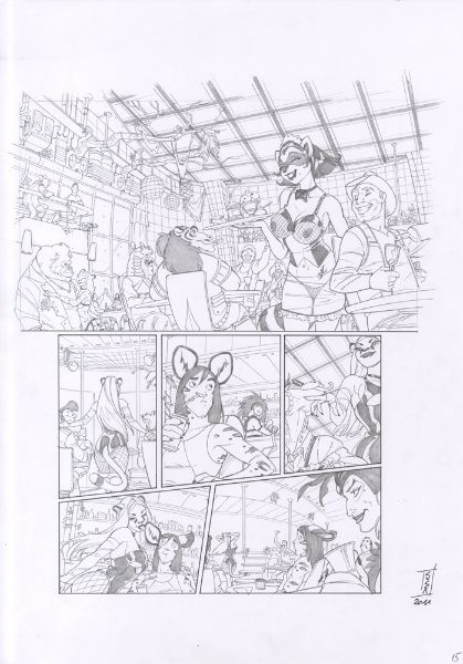 Pandamonia, Tome 1, Chaos bestial, Planche 15