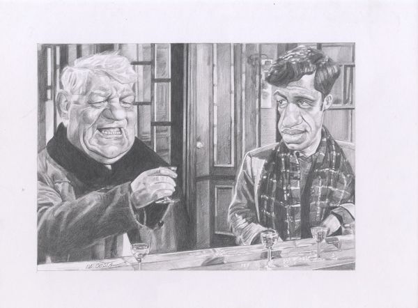 Illustration N&deg;6, Un singe en hiver, Jean Gabin et Jean-Paul Belmondo (s&eacute;quence 16)