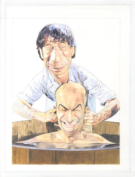 Illustration N&deg;18, La Folie des grandeurs, Yves Montand et Louis de Funes