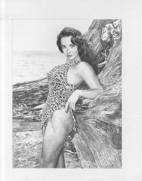 Illustration N&deg;23, Elisabeth Taylor