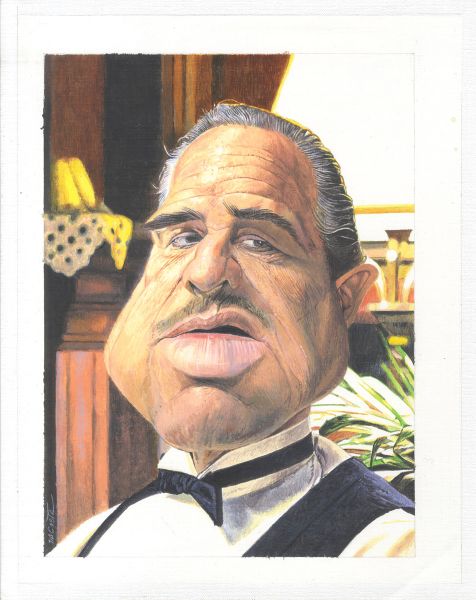 Illustration N&deg;24, Le Parrain, Marlon Brando
