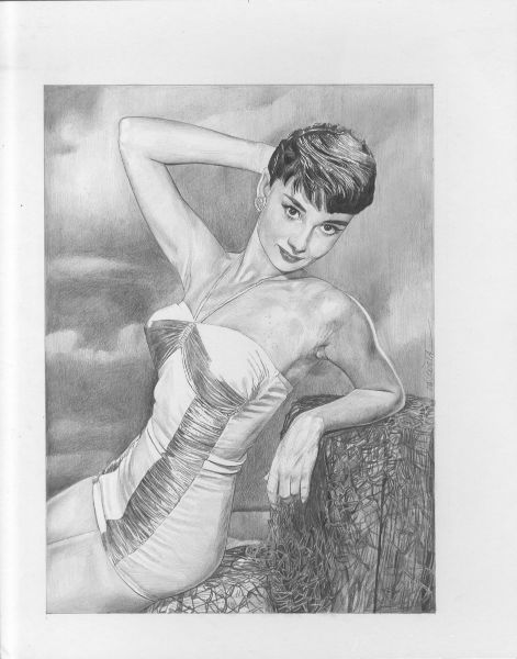 Illustration N&deg;38, Audrey Hepburn