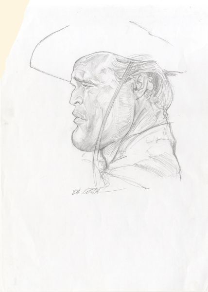 Illustration N&deg;55, Recherche portrait Marlon Brando (la vengeance aux deux visages)
