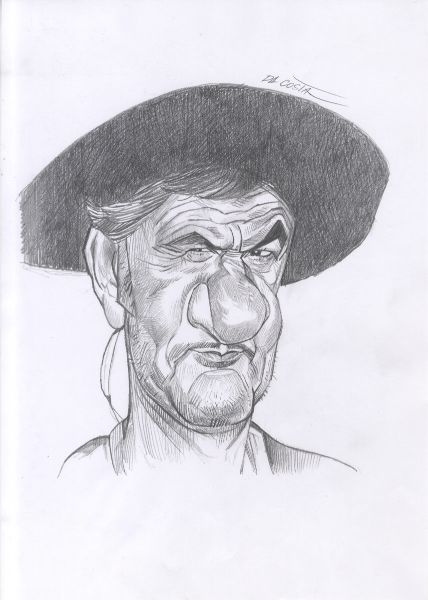 Illustration N&deg;58, Recherche portrait Eli Wallach