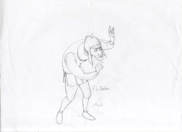 Shakespeare, Troilus et Cressida, Thersite, 2015, Recherche crayonn&eacute;e