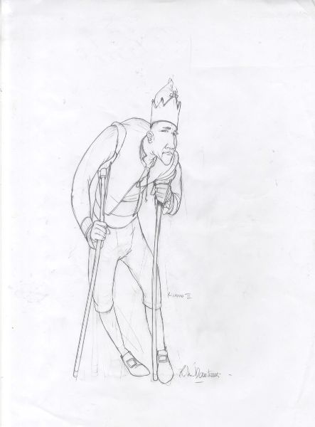 Shakespeare, Richard III, Richard, 2015, Recherche crayonn&eacute;e