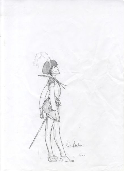 Shakespeare, Romeo et Juliette, Romeo, 2015, Recherche crayonn&eacute;e