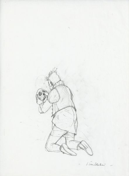 Shakespeare, Hamlet, Hamlet, 2015, Recherche crayonn&eacute;e