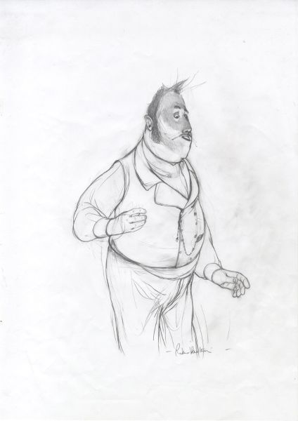 Soie, Crayonn&eacute; Billard 1, 2012