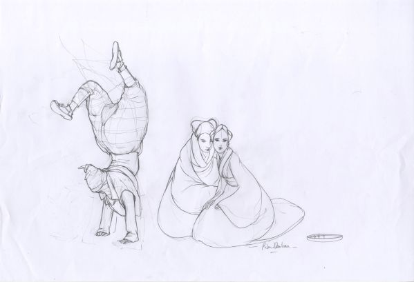 Soie, Crayonn&eacute; Les saltimbanques, 2012