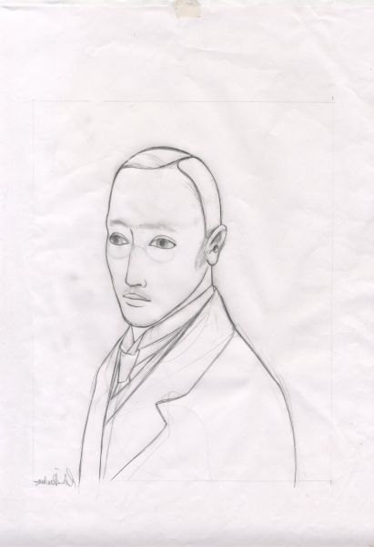 Soie, Crayonn&eacute;s Portrait de Joncour, 2012