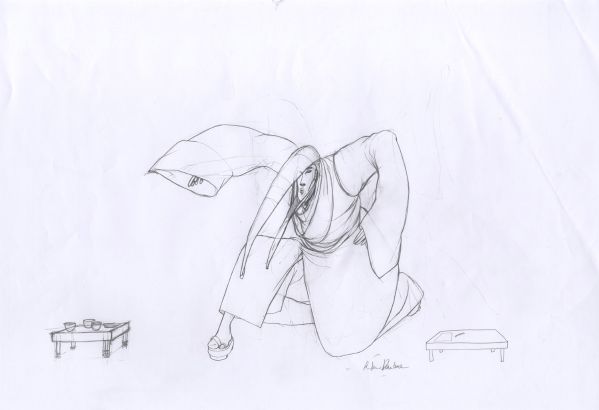 Soie, Crayonn&eacute; Les saltimbanques N&deg;2, 2012