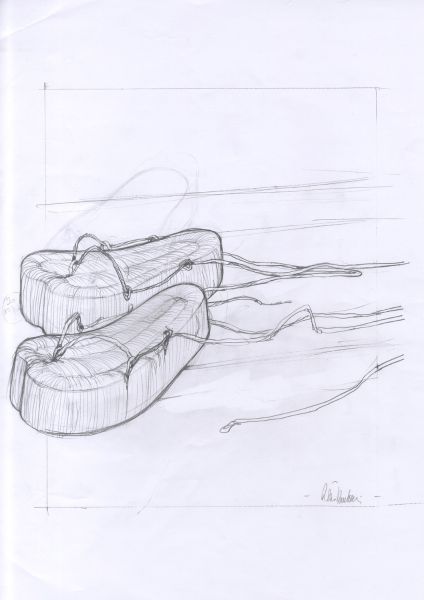 Soie, Crayonn&eacute; Sandales, 2012