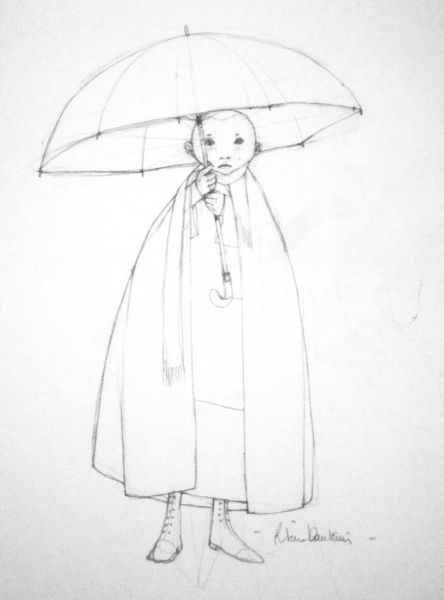 Soie, Crayonn&eacute; Pluie N&deg;1, 2012