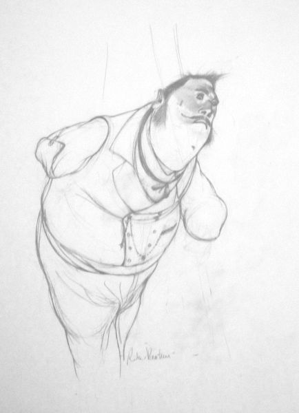 Soie, Crayonn&eacute; Le billard, 2012