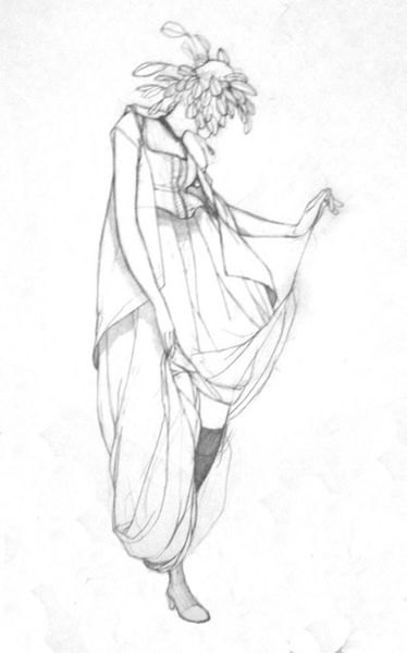 Soie, Crayonn&eacute; La rue Moscat, 2012