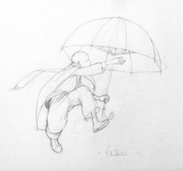 Soie, Crayonn&eacute; Pluie N&deg;2, 2012