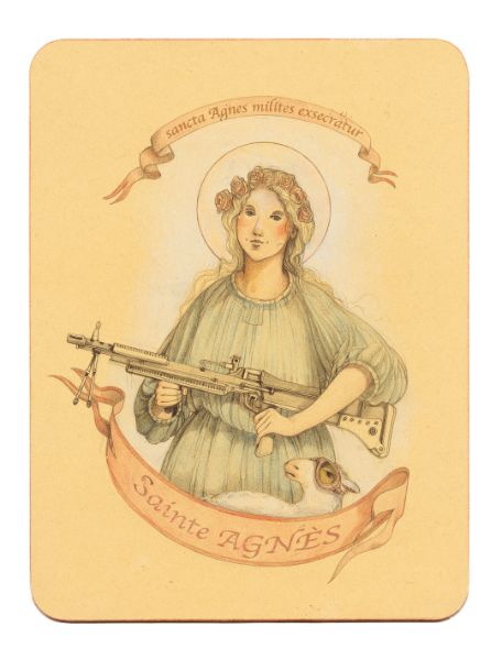 Soie, Sainte Agn&egrave;s d&eacute;teste les militaires, 2012