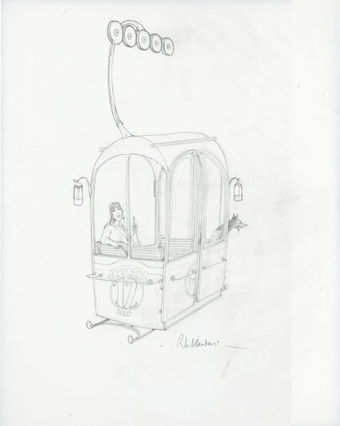 Y&eacute;ti, T&eacute;l&eacute;ph&eacute;rique, 2015, Recherche crayonn&eacute;e