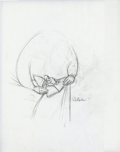 Y&eacute;ti, H&eacute;roine et Y&eacute;ti (lecture), 2015, Recherche crayonn&eacute;e