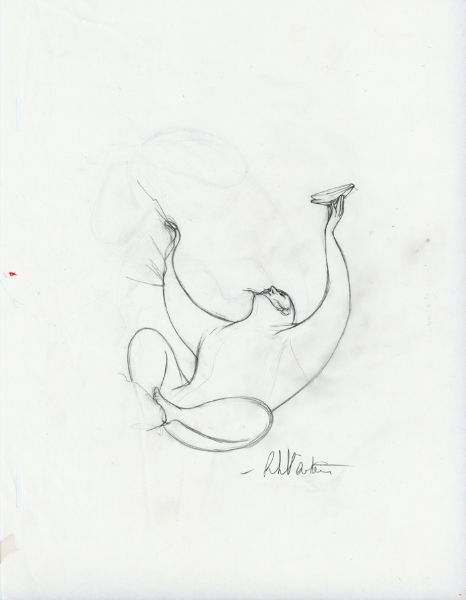 Y&eacute;ti, Y&eacute;ti (ascension)), 2015, Recherche crayonn&eacute;e