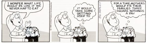Garfield, strip du 17 février 1984