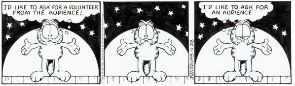 Garfield, Daily strip du 28 novembre 1996