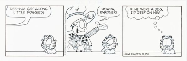 Garfield, strip du 20 Novembre 1997