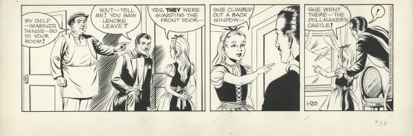 Mandrake the Magician, Daily strip du 20 janvier 1959