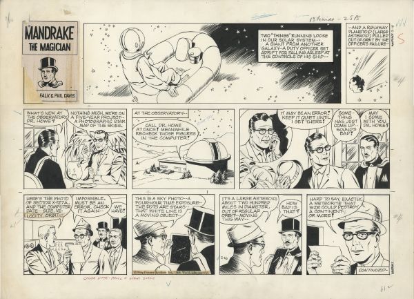 Mandrake the magician, strip du 16 février 1964