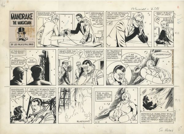 Mandrake the magician, strip du 19 avril 1964