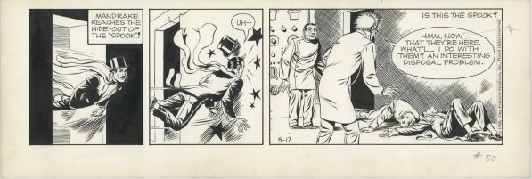 Mandrake the magician strip du 17 Mai 1960