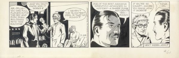 Mandrake The Magician Strip du 28 Mai 1960