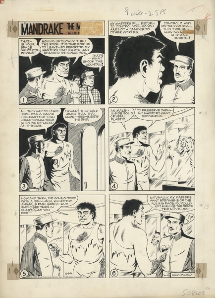 Mandrake the Magician, Sunday du 14 juin 1959