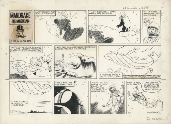 Mandrake the magician, strip du 21 juin 1964