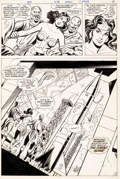 Wonder Woman #278 Story Page 12 Original Art Group (DC Comics, 1981)