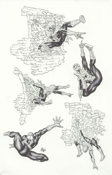 Spiderman, Illustrations
