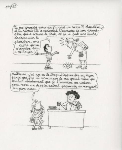 Tom-Tom et Nana, Illustration Classeur Zinzin page 21