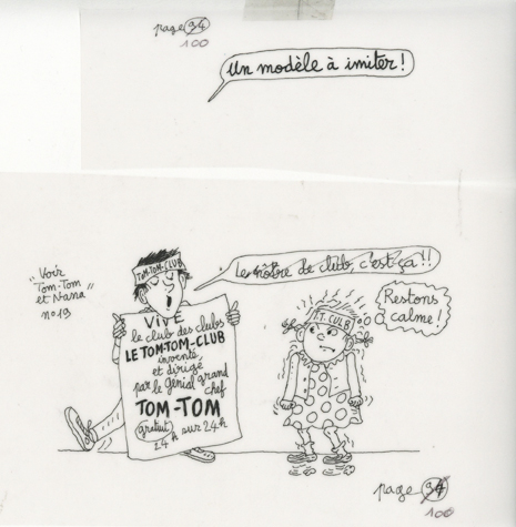 Tom-Tom et Nana, Illustration Classeur Zinzin page 100