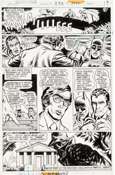 Superman and Batman, World's Finest Issue #232, "The Dream Bomb", page 11, septembre 1975