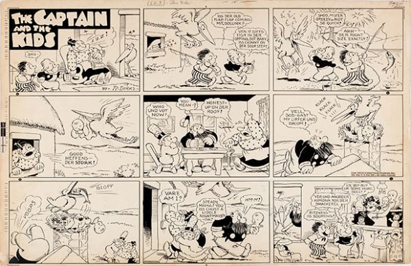 The Captain & the Kids, sunday du 9 Juillet 1944